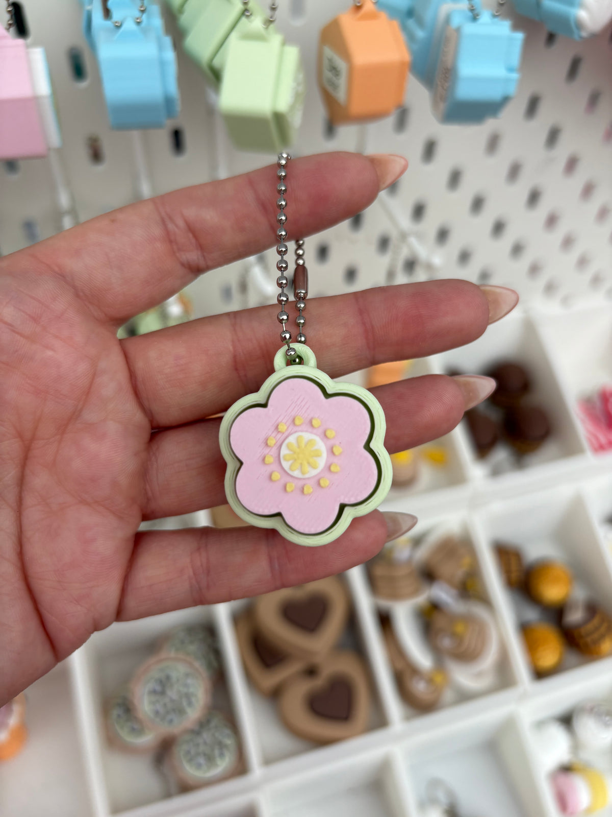 Bloem Clicker – 3D Geprinte Fidget Sleutelhanger 🌼