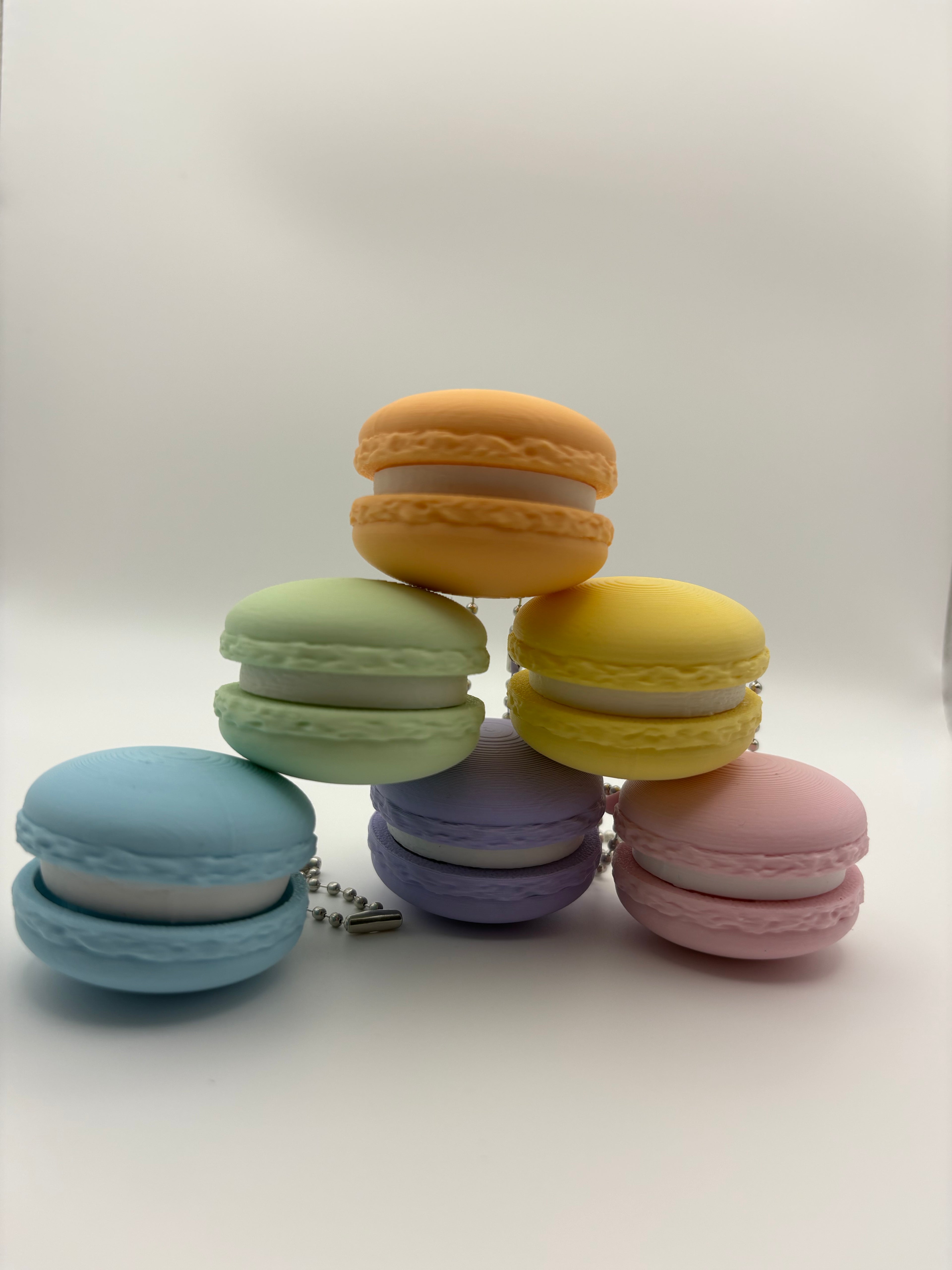 Fidget Macaron Clicker – 3D Geprint