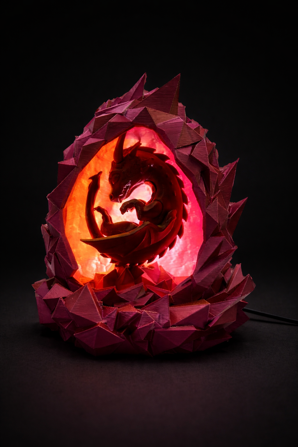🐉 Ironscale — Draak Lamp