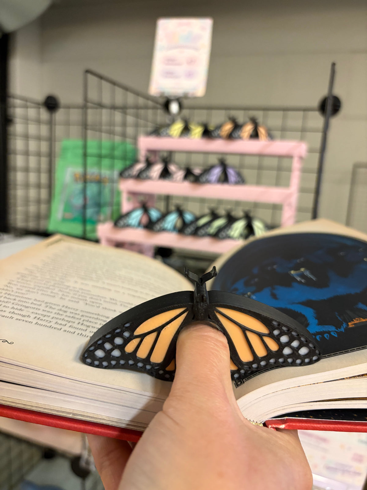 🦋 Pastel Butterfly – Bladwijzer & Boekenopener