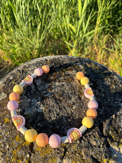 🌈 PawPearls Slip-On Parelketting -  Rainbow Collection