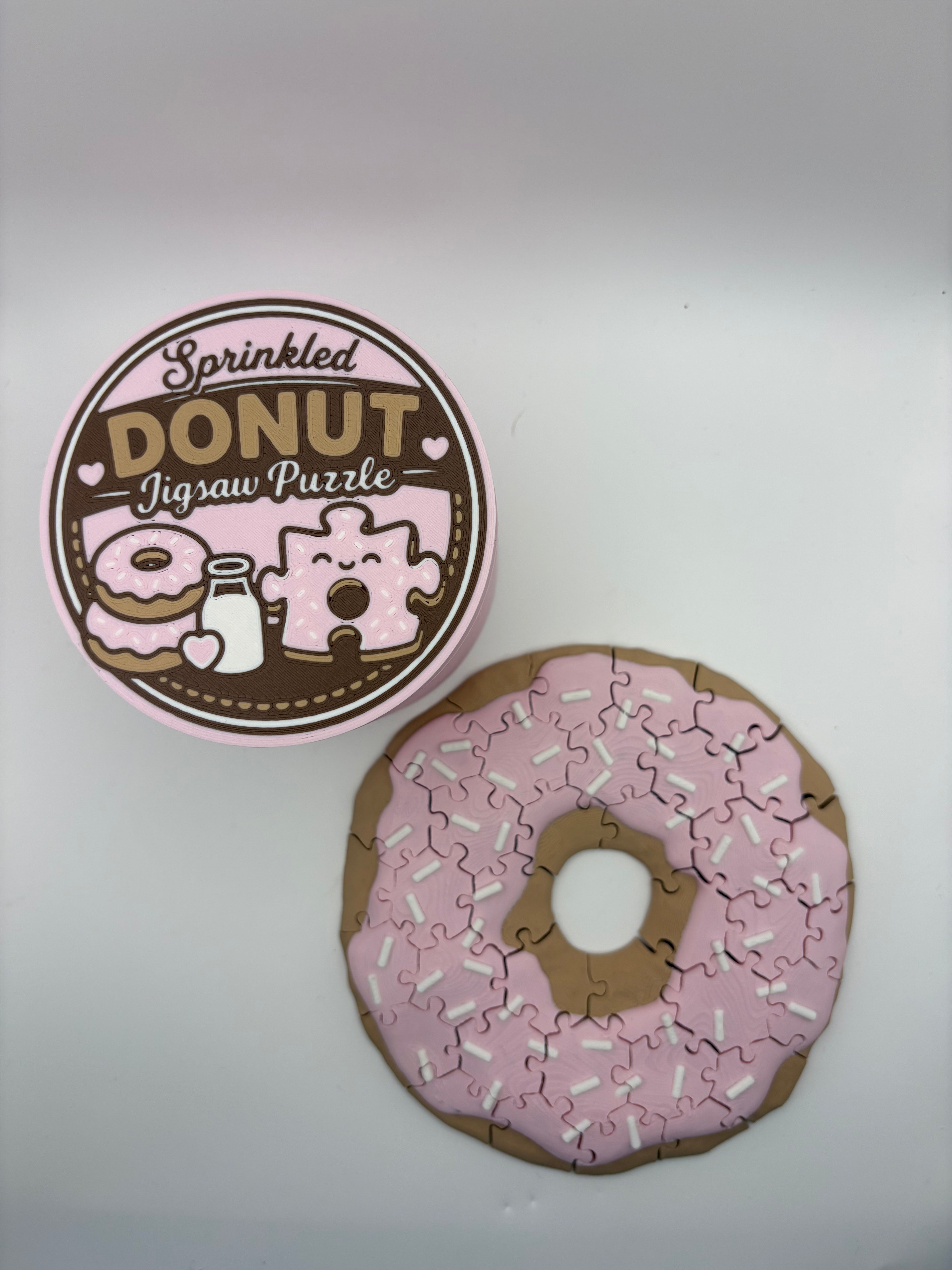 🍪🍩 Realistische Puzzel Treats – Cookie & Donut Puzzel in Potje