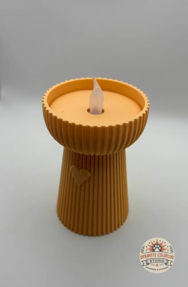 3D Geprinte LED Theelichthouder - Groot - Inclusief LED Theelichtje