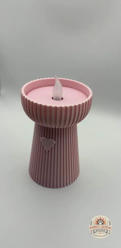 3D Geprinte LED Theelichthouder - Groot - Inclusief LED Theelichtje