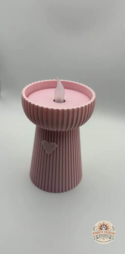3D Geprinte LED Theelichthouder - Groot - Inclusief LED Theelichtje
