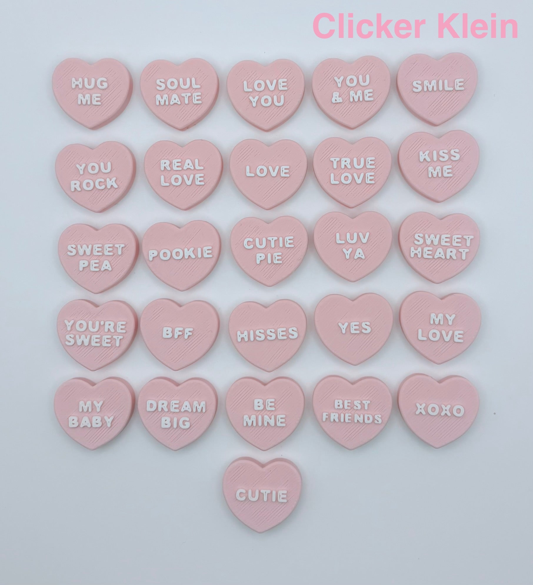 ❤️ Gepersonaliseerde Hart Clicker – Kies jouw design & kleur!