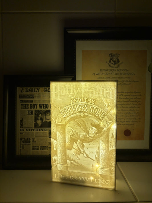 Harry Potter Lithophane Boekenlamp – Harry Potter and the Philosopher's Stone