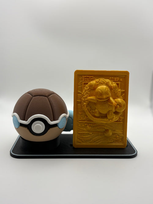 #0007 Squirtle Display Set – Character Ball Collectible