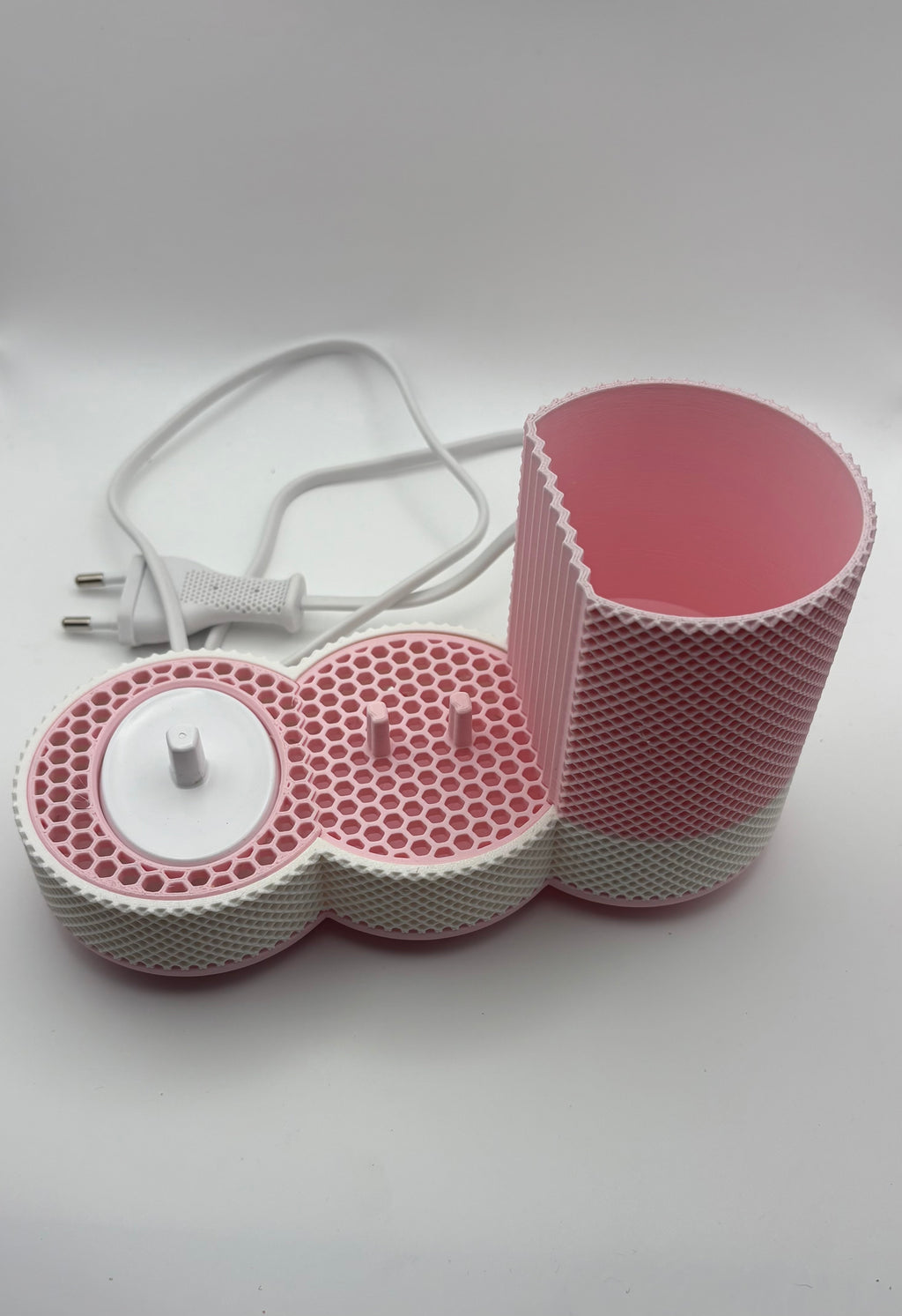🪥 All-in-One Tandenborstel Houder met Oplader – 3D Geprint