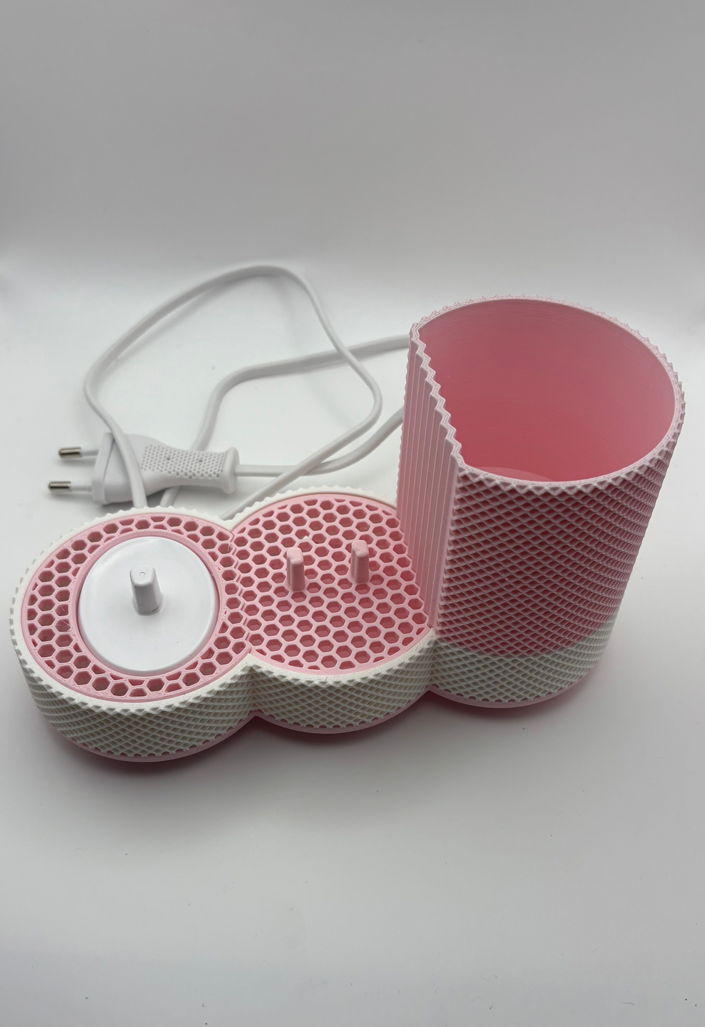 🪥 All-in-One Tandenborstel Houder met Oplader – 3D Geprint