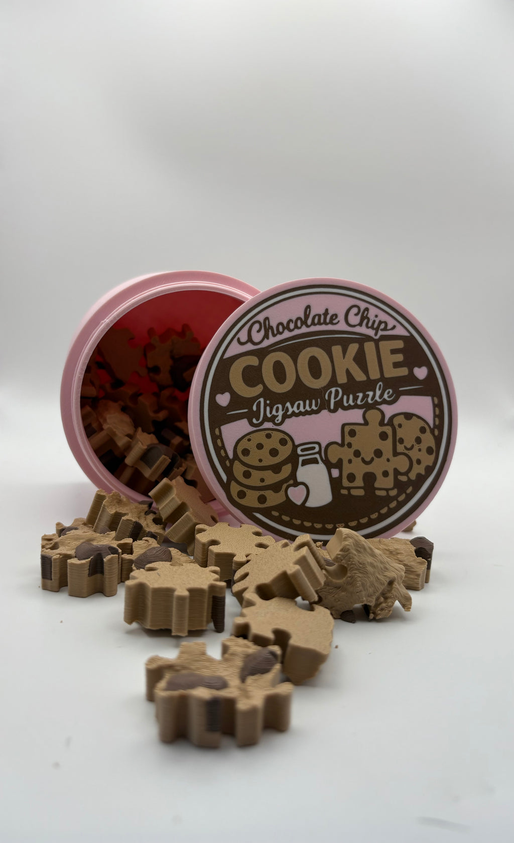 🍪🍩 Realistische Puzzel Treats – Cookie & Donut Puzzel in Potje