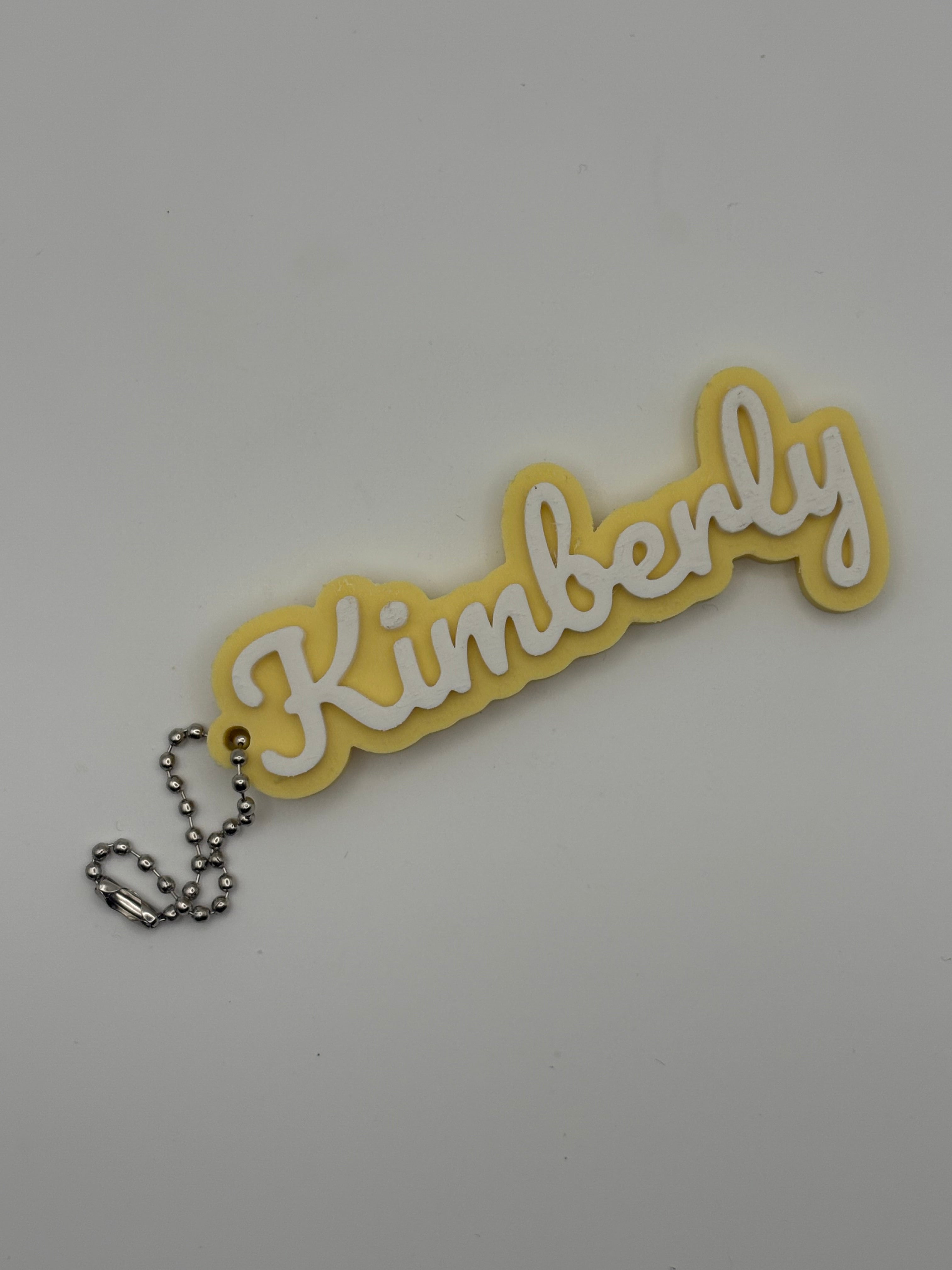 Gepersonaliseerde 3D Naamsleutelhanger ✨