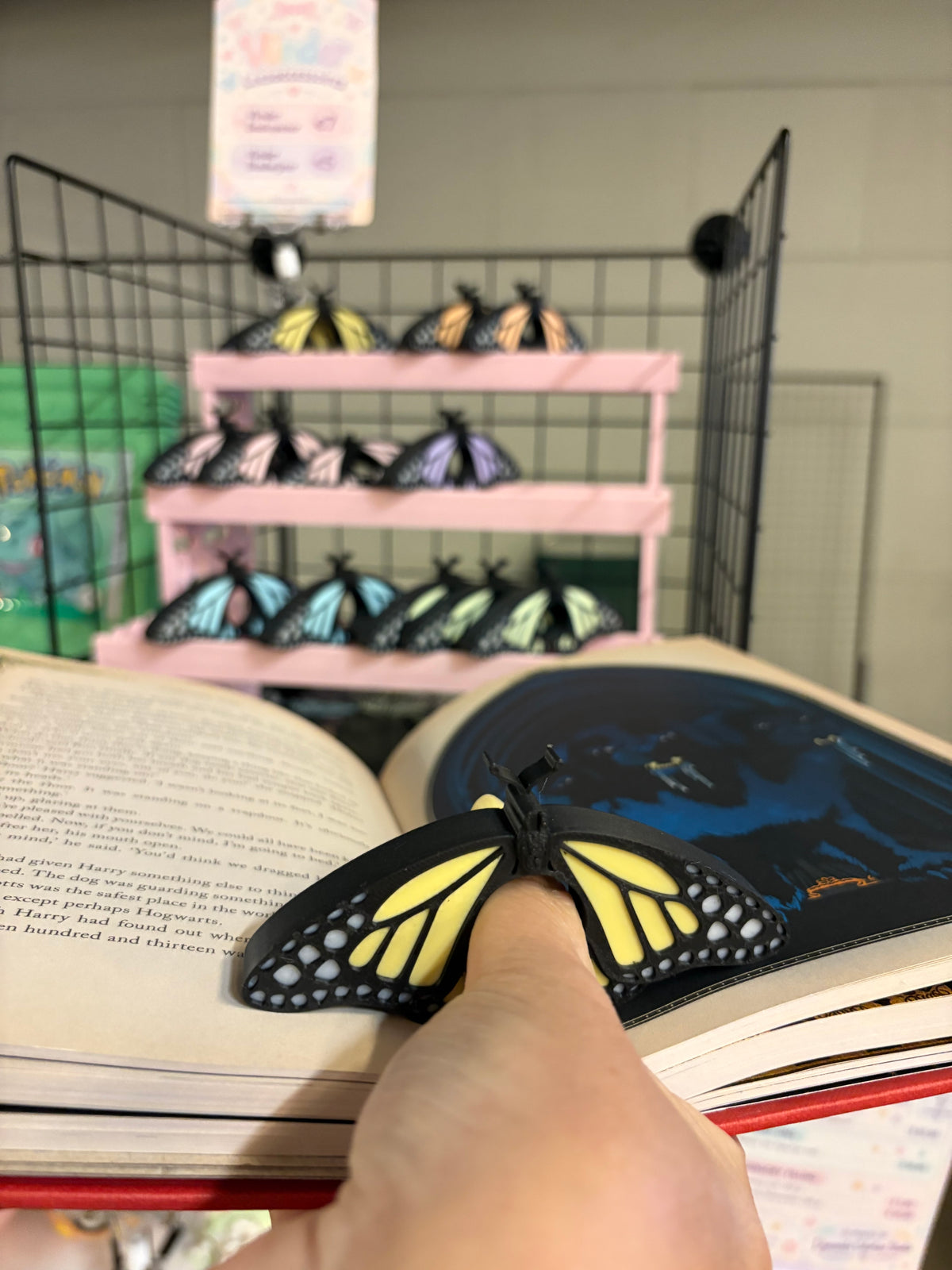 🦋 Pastel Butterfly – Bladwijzer & Boekenopener