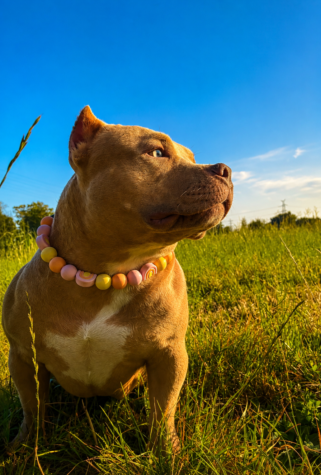 🌈 PawPearls Slip-On Parelketting -  Rainbow Collection