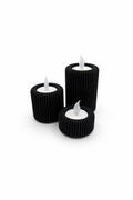 🕯️ Design LED Theelichthouders – Tijdloos & Uniek (3 formaten)
