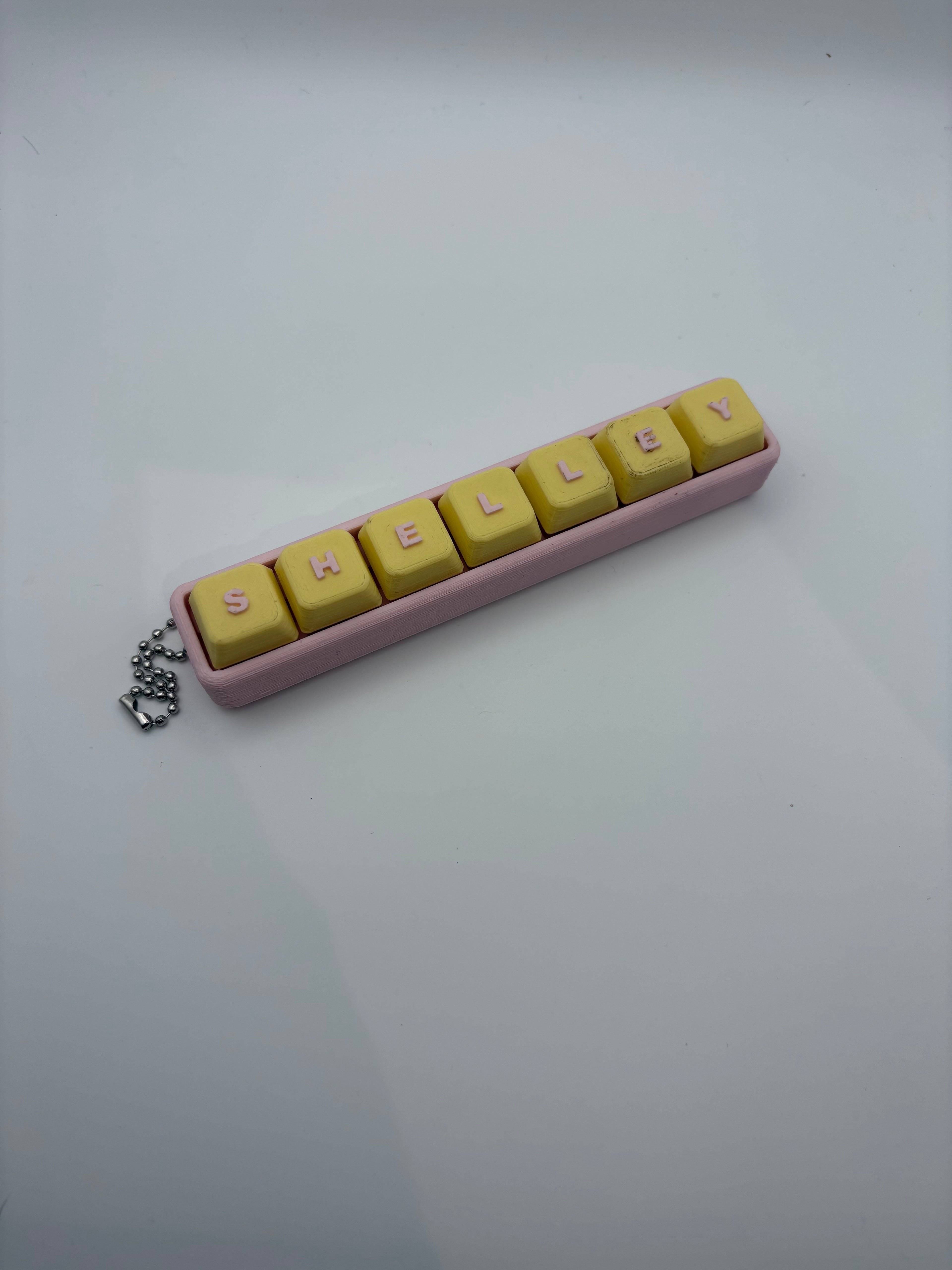 🧩 Gepersonaliseerde Keyboard Fidget – Mix & Match Pastel Collectie