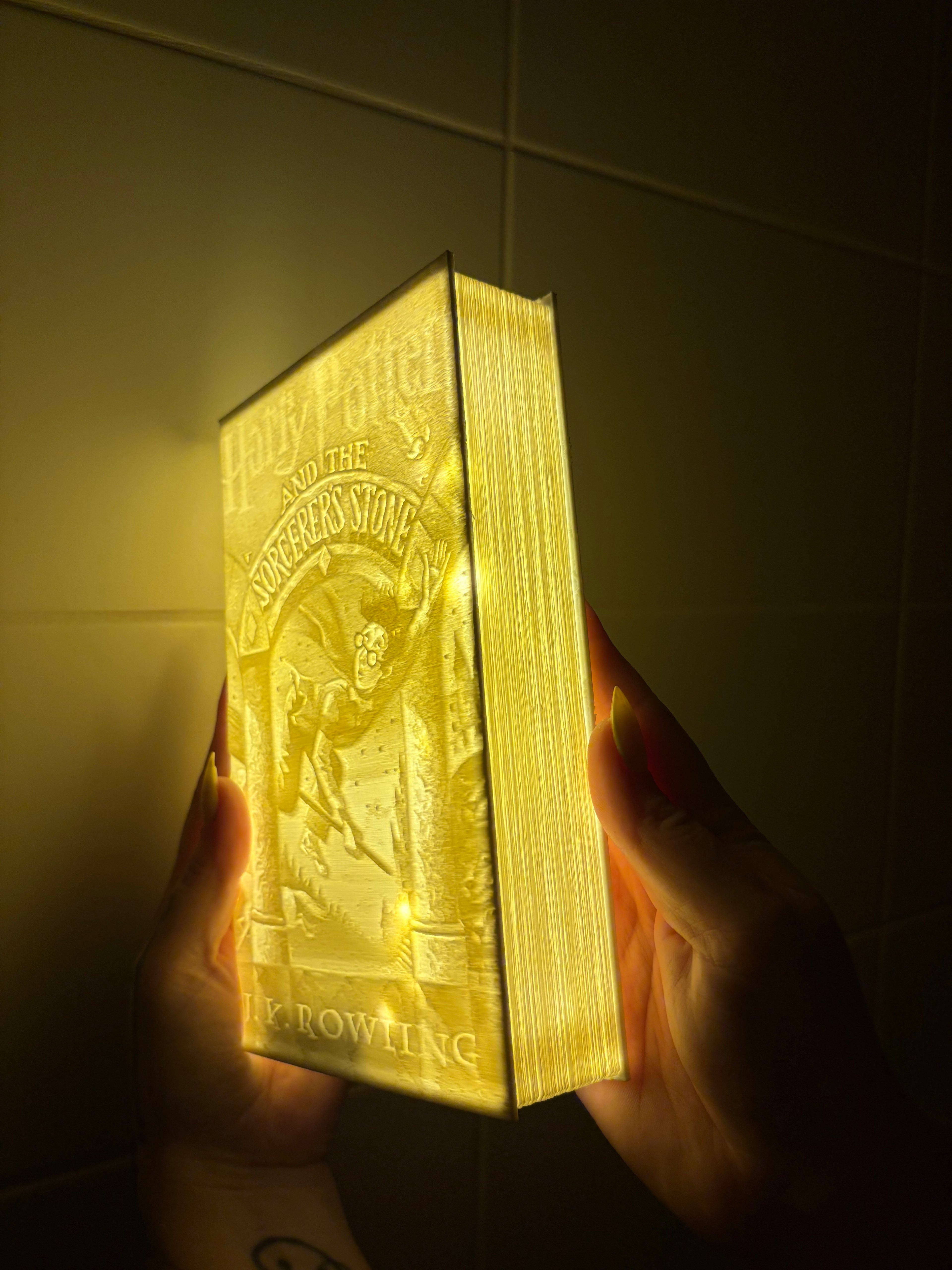 Harry Potter Lithophane Boekenlamp – Harry Potter and the Philosopher's Stone