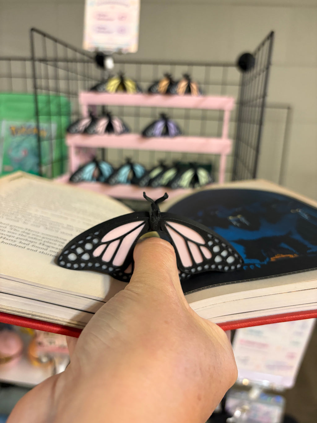 🦋 Pastel Butterfly – Bladwijzer & Boekenopener