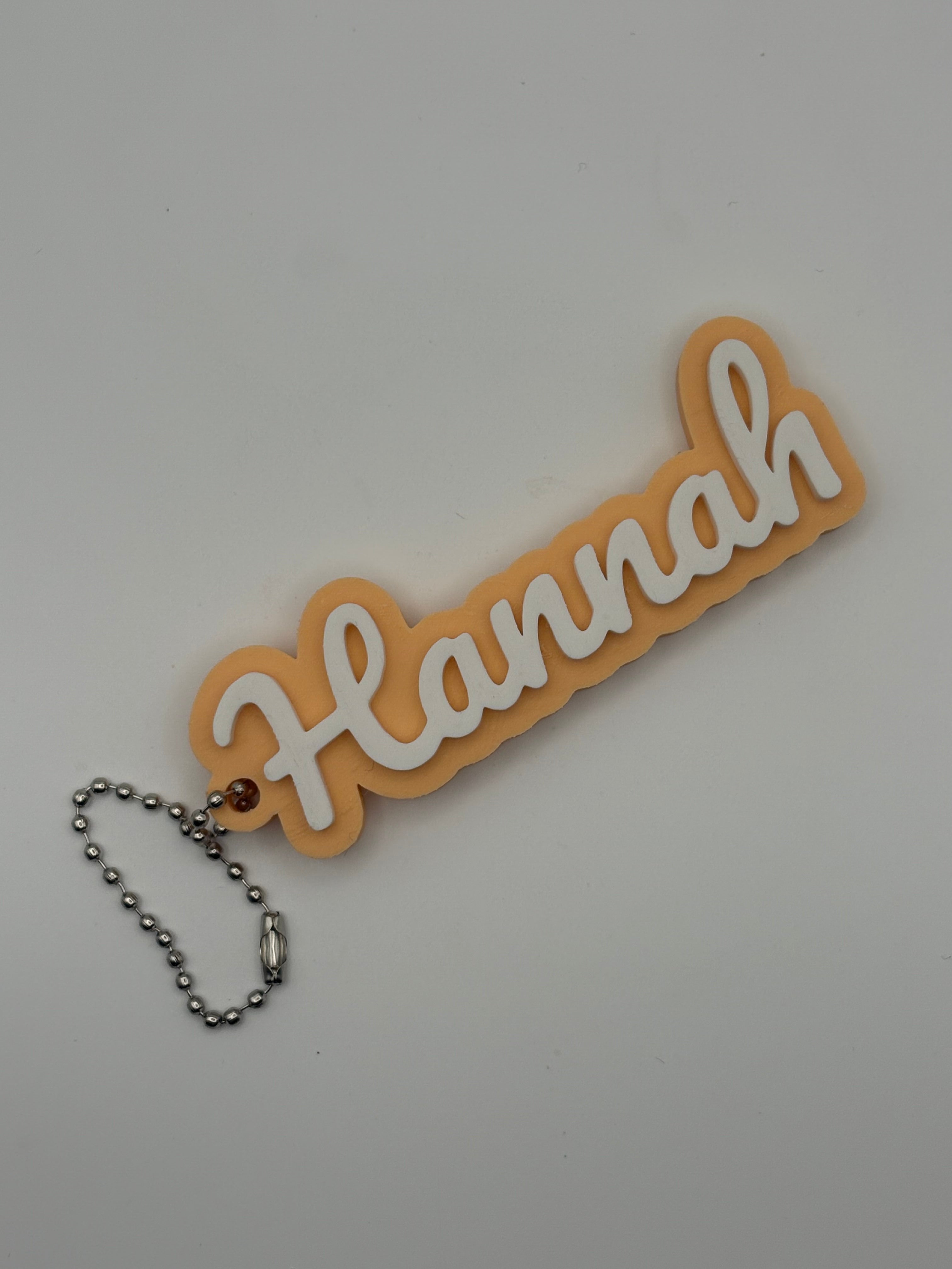 Gepersonaliseerde 3D Naamsleutelhanger ✨