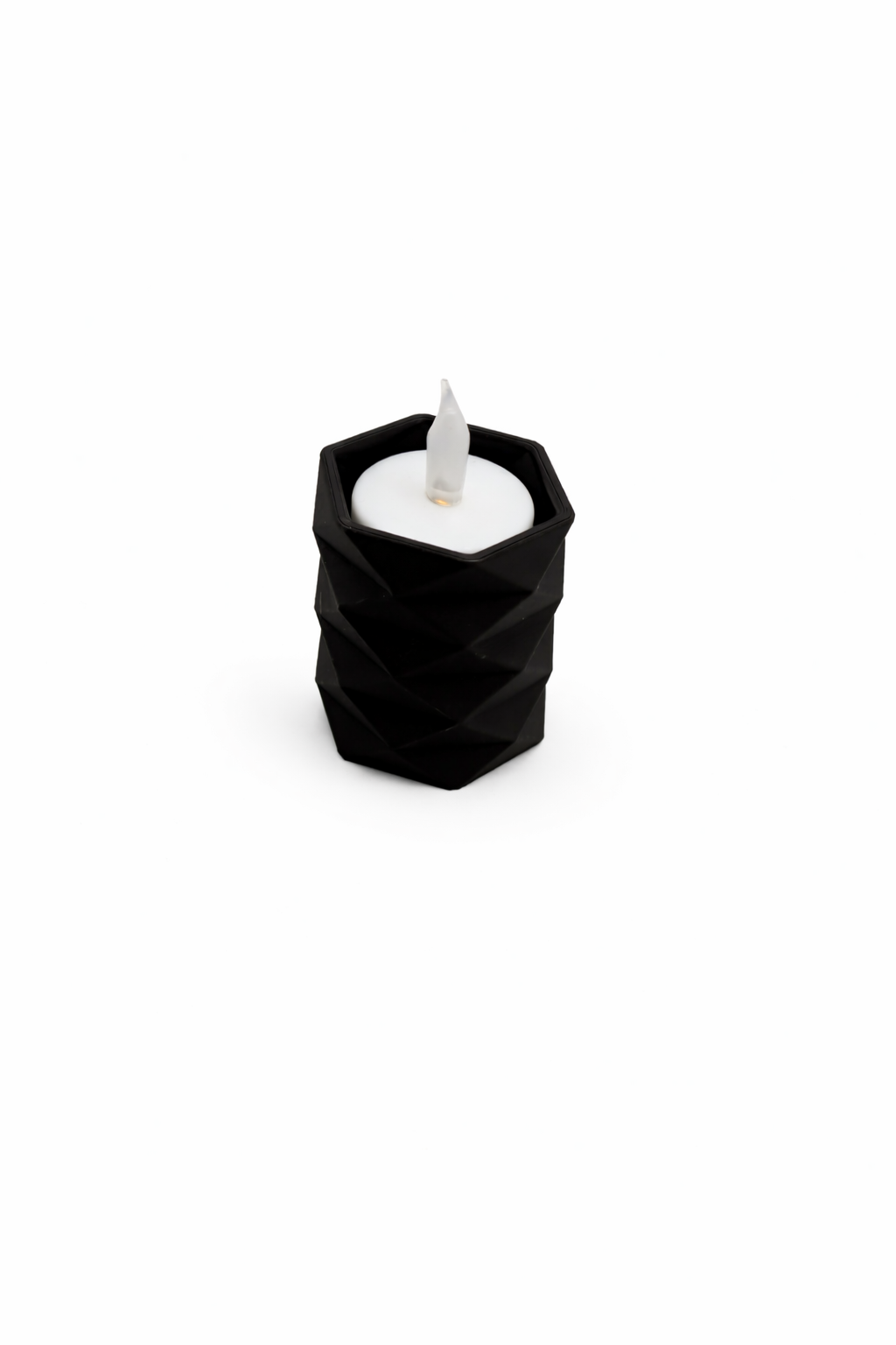Geometrische LED Theelichthouder – 3D Geprint