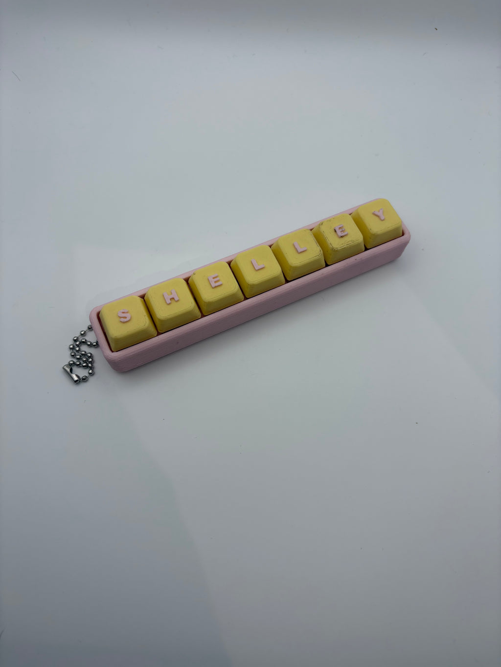 🧩 Gepersonaliseerde Keyboard Fidget – Mix & Match Pastel Collectie