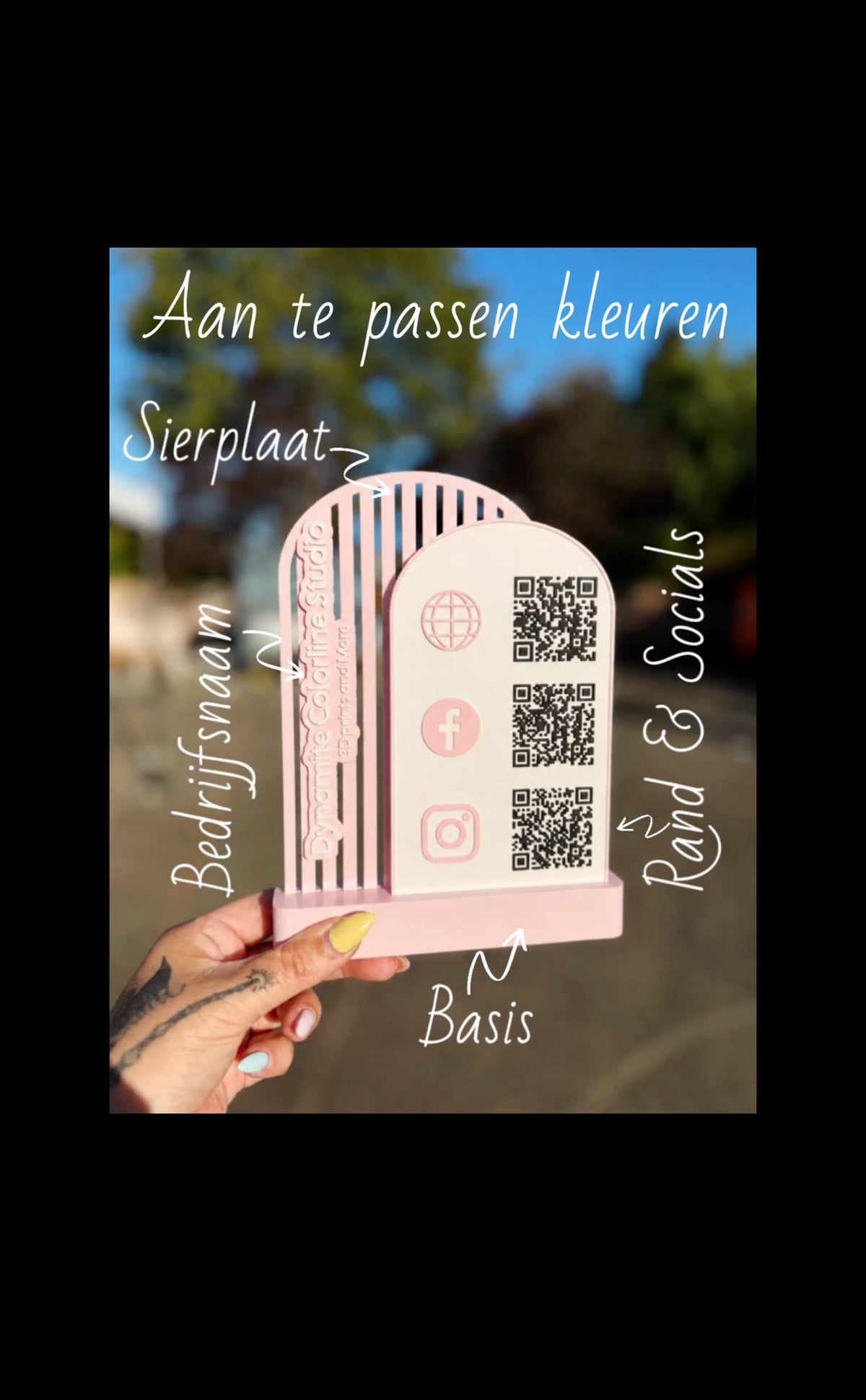 ✨ Gepersonaliseerd QR Code Bord