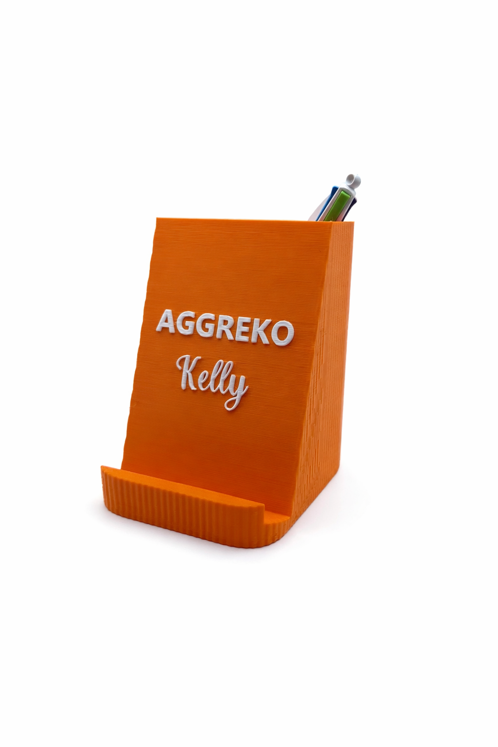 Gepersonaliseerde GSM-houder met penhouder