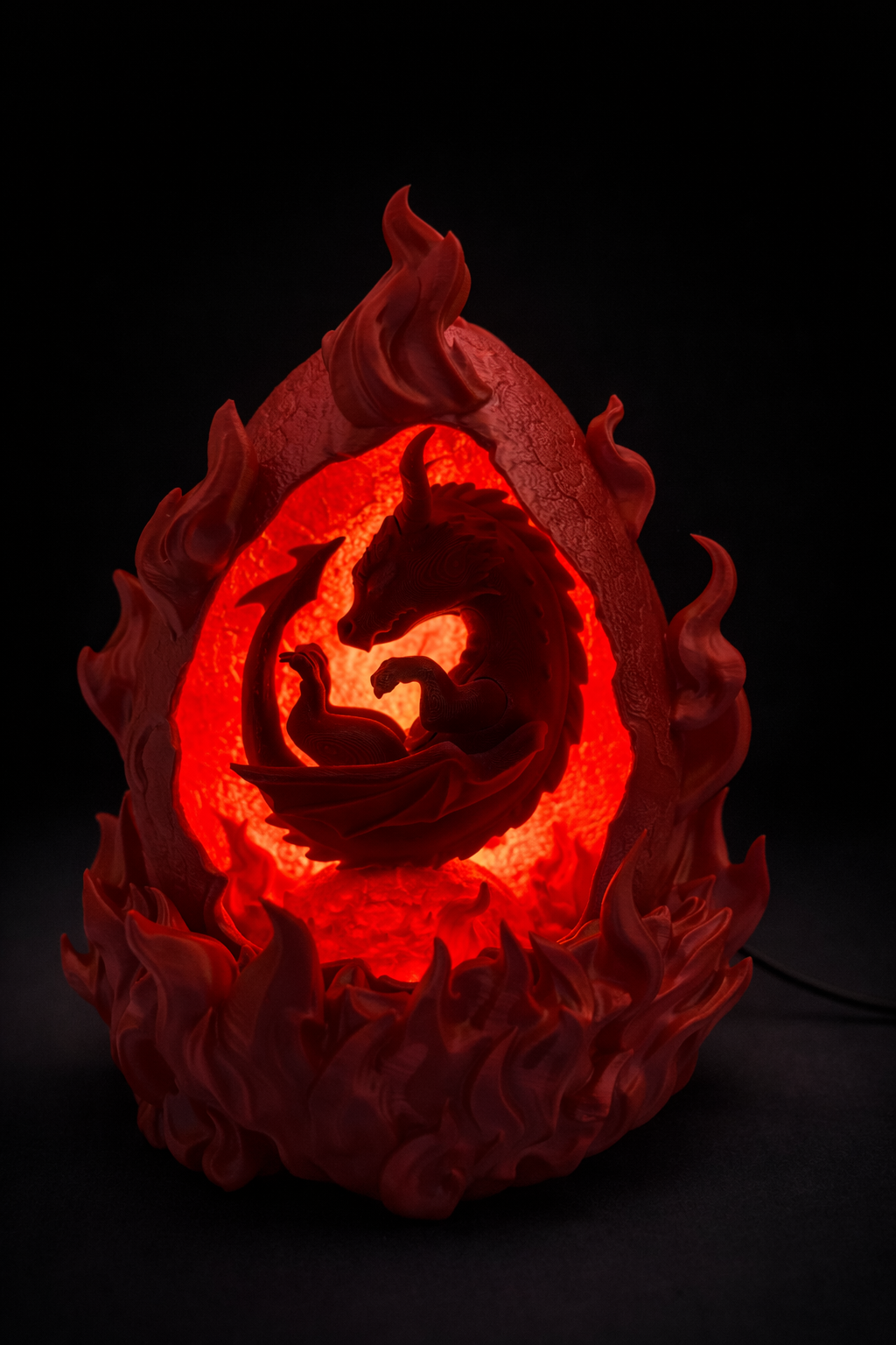 🔥 Flameborn –Draak lamp