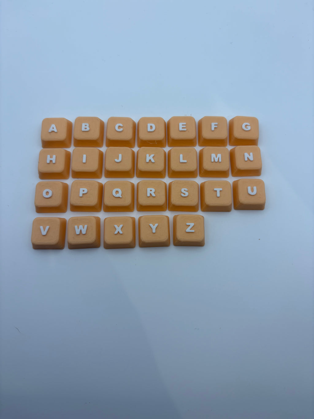 🧩 Gepersonaliseerde Keyboard Fidget – Mix & Match Pastel Collectie