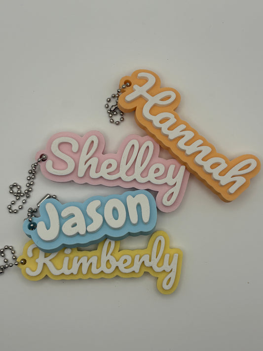 Gepersonaliseerde 3D Naamsleutelhanger ✨