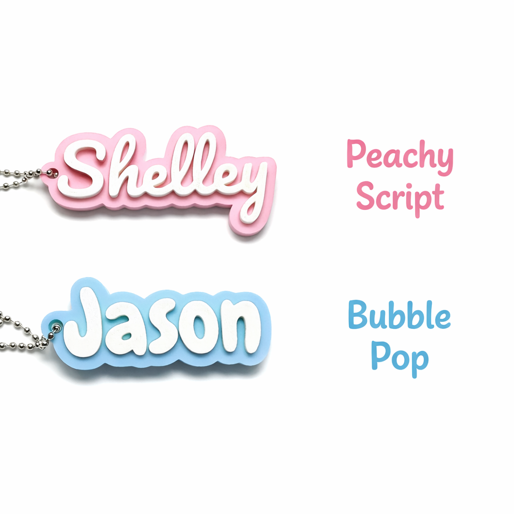 Gepersonaliseerde 3D Naamsleutelhanger ✨