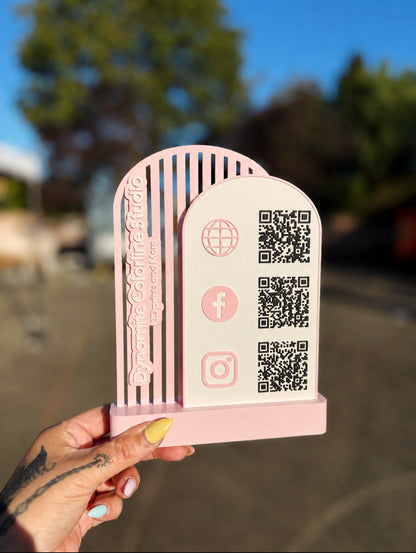✨ Gepersonaliseerd QR Code Bord