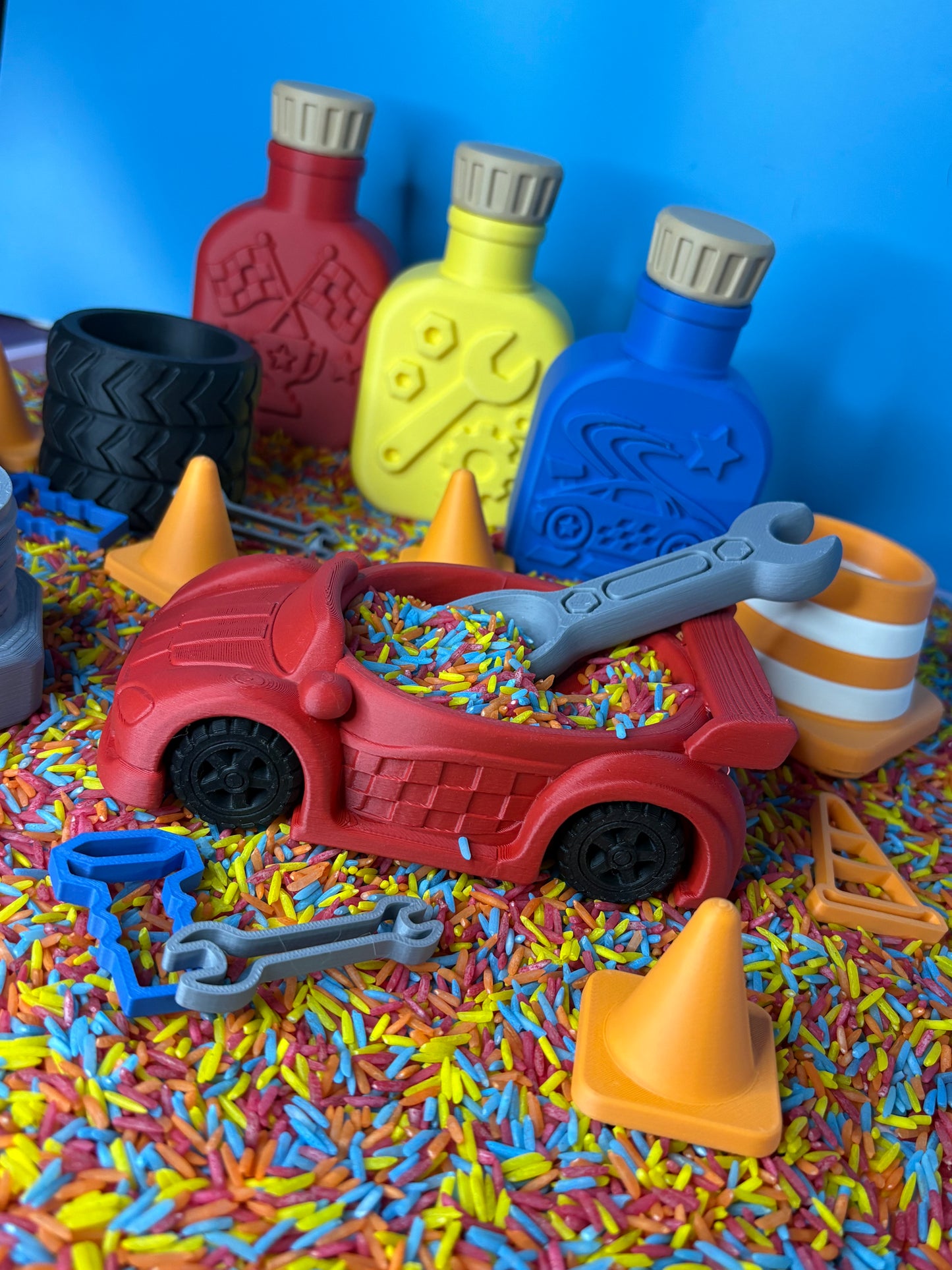 🏁 READY, SET, RACE! 🏎️💨 Sensory Potion Play Set