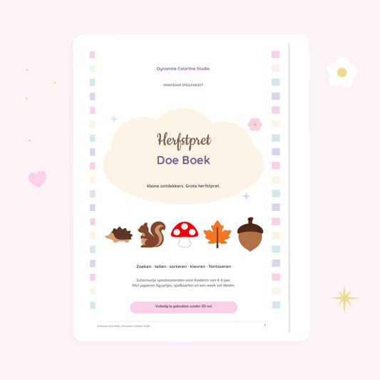 Herfstpret Doe Boek 🍂 | Printbaar speelplezier vanaf 4 jaar