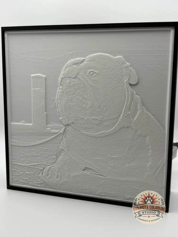 ✨ Gepersonaliseerde Lithophane LED Lichtbox – Groot Formaat (16,2 × 16,2 cm) Lithophane Lichtbox