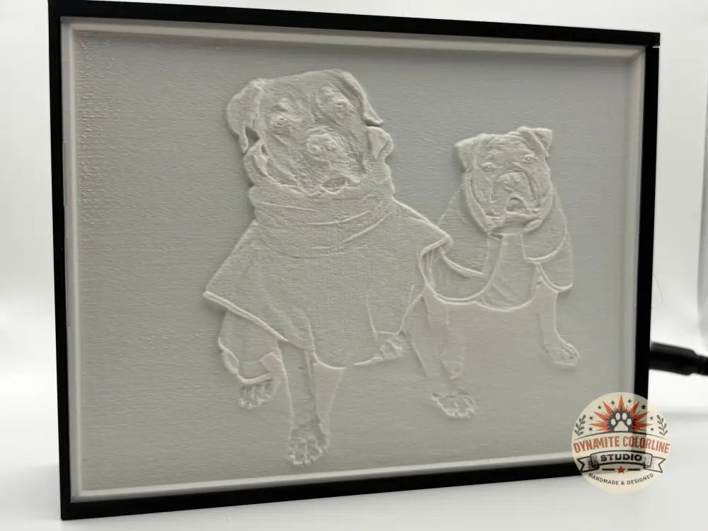 ✨ Gepersonaliseerde Lithophane LED Lichtbox – Klein Formaat (11,8 × 15,6 cm) Lithophane Lichtbox