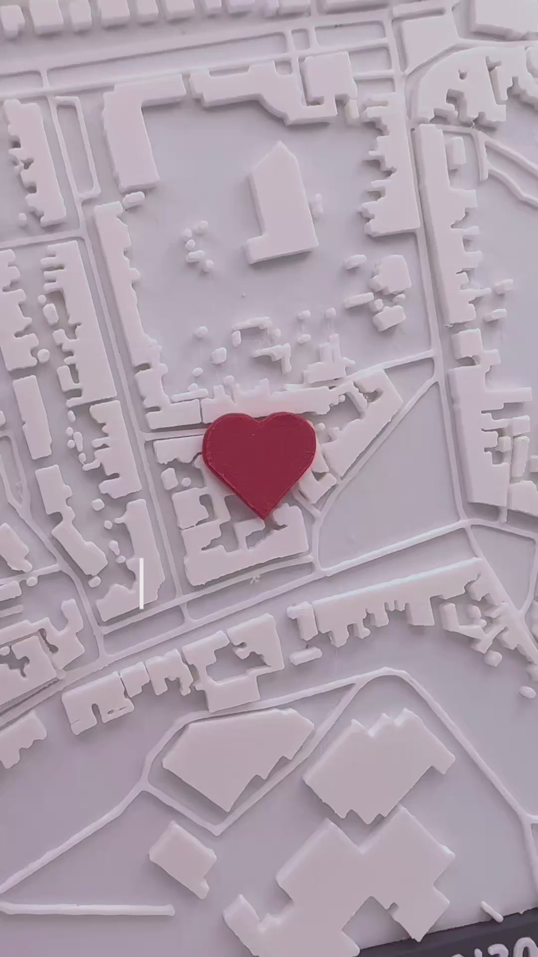 ✨ Gepersonaliseerde 3D Locatie Map – Jullie Verhaal in Reliëf