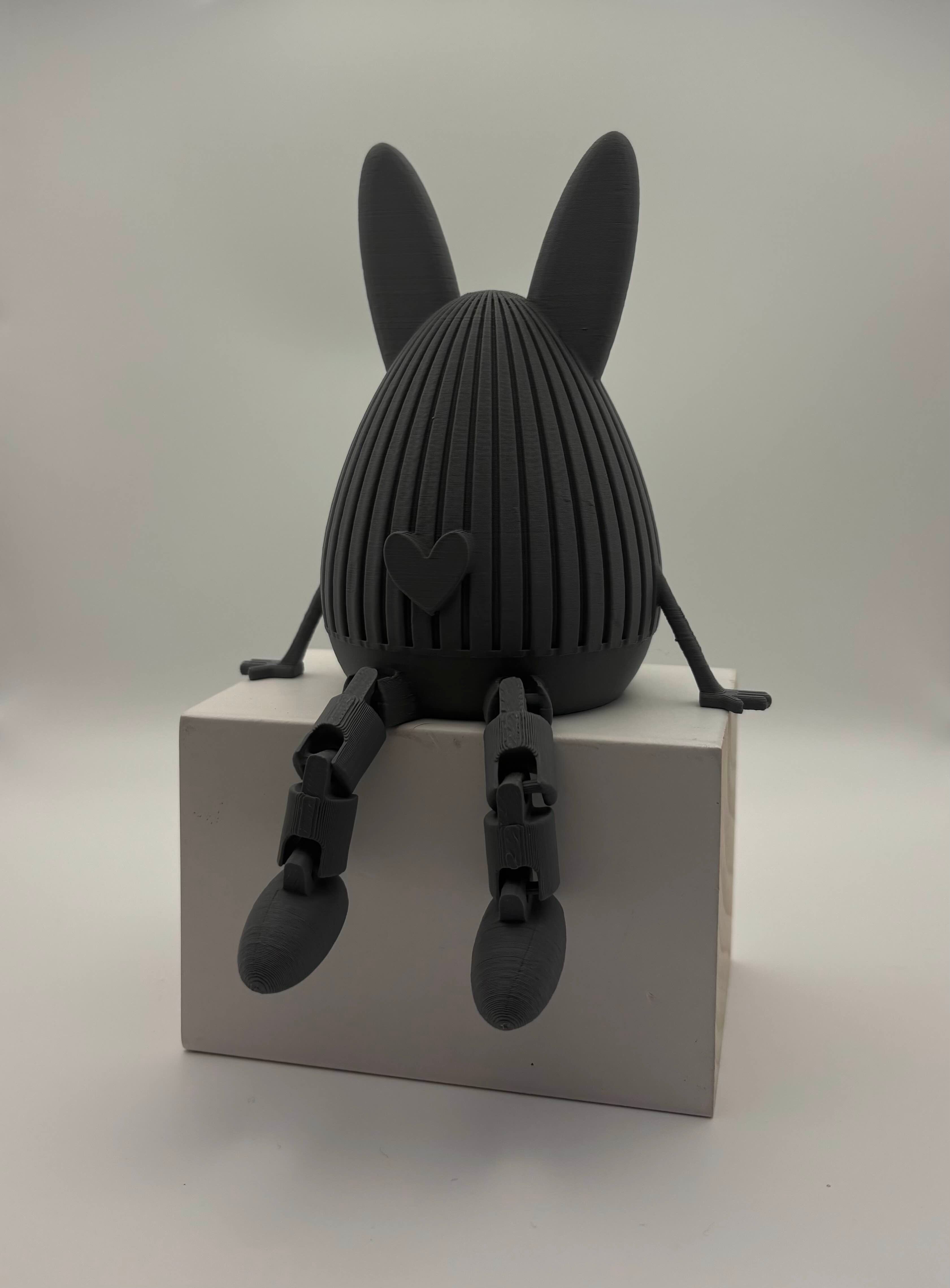 🐰 Konijn met wiebelbeentjes