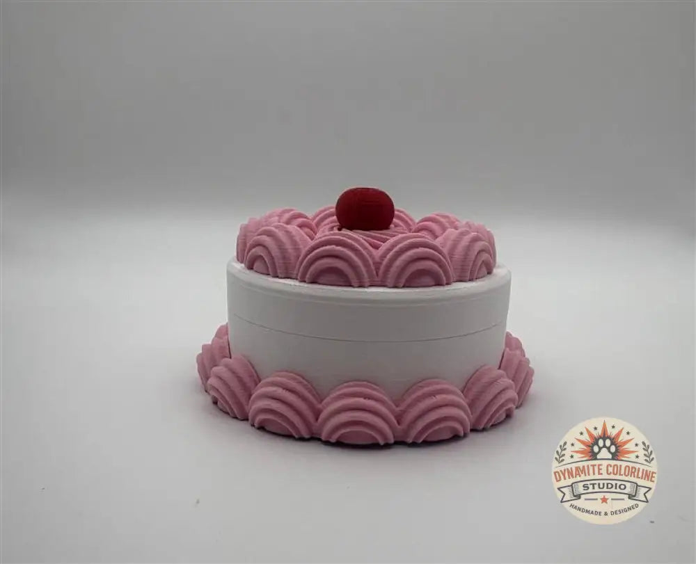 🧁 Taartjes Opbergpotje – Klein Formaat (Handgemaakt & Uniek) Opbergpotjes